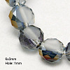 Electroplate Glass Beads EGLA-D028-05-1