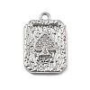 Brass Micro Pave Cubic Zirconia Pendants KK-D283-30P-03-1