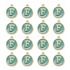 Golden Plated Alloy Enamel Charms X-ENAM-S118-05F-2