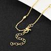 Brass Satellite Chains Necklace for Women NJEW-P265-17G-3