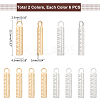 12Pcs 2 Colors 304 Stainless Steel Pendants FIND-UN0003-79-3