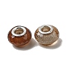Faceted Resin European Beads RESI-C063-01A-2