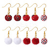 DIY Christmas Style Earring Making Kits DIY-TA0008-88-2