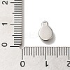 304 Stainless Steel Glass Pendants STAS-B074-02P-02-3