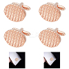 2 Pairs Brass Cufflinks for Men FIND-WR0011-06-1