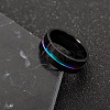 316L Surgical Stainless Steel Wide Band Finger Rings RJEW-T005-13-02-3