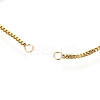 304 Stainless steel Chain Bracelet Making STAS-F118-G-2