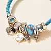 Faux Leather European Bracelets FS-WG51552-01-3