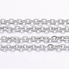 Tarnish Resistant 304 Stainless Steel Cable Chains CHS-H017-01P-20M-1