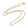 304 Stainless Steel Singapore Chain Necklaces NJEW-JN02662-04-1