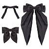 3Pcs 3 Styles Cloth Big Bowknot Hair Barrettes AJEW-TA0001-86-2