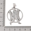 Non-Tarnish 201 Stainless Steel Pendants STAS-A094-05A-P-3