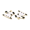 Alloy Enamel Pendants ENAM-D046-09G-03-2