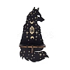 Black Hanging Wooden Crystal Display Shelf ODIS-G015-01E-1