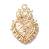 Brass Pendants KK-U038-09G-1