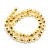 Electroplate Non-magnetic Synthetic Hematite Beads Strands G-L485-07A-G-3