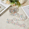 5 Yards Flower Polyester Lace Ribbon OCOR-GF0004-95E-3