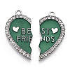 Alloy Enamel Split Pendant LS-ENAM-S130-25I-2