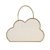 Iron Grid Shape Wall Mount Earring Display ODIS-P010-01G-5