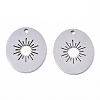 Tarnish Resistant 201 Stainless Steel Pendants STAS-N091-70-2