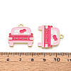 Valentine's Day Alloy Enamel Pendants ENAM-T023-24B-3