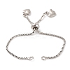 Brass Box Chain Bracelet Makings KK-C071-14P-1
