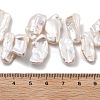 Natural Baroque Keshi Pearl Beads Strands PEAR-P064-02G-03C-5