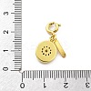Brass Enamel Fruits Pendant Decoration LS-HJEW-P020-01D-G-3