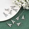 SHEGRACE Brass Micro Pave Clear Cubic Zirconia Pendants XGRQ29980-394P-A-5