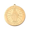 Religion 304 Stainless Steel Pendants STAS-F367-04G-1