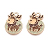 Christmas Theme Alloy Enamel Pendants LS-ENAM-T020-10M-2