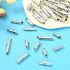 100Pcs 5 Styles Iron Slide On End Clasp Tubes IFIN-YW0003-11-5