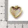 Brass Micro Pave Cubic Zirconia Pendants KK-C090-42G-04-3