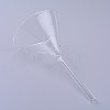 Transparent Glass Funnel Hopper AJEW-WH0104-45A-1