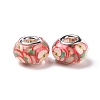 Transparent Resin European Rondelle Beads RPDL-P005-01P-10-2
