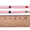 Handmade Millefiori Glass Lampwork Strip Beads Strands LA-N047-01B-4