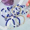 1 Set Handmade Polymer Clay Heishi Beads Stretch Bracelets Set BJEW-SZ0002-67A-04-4