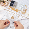 DIY Glass Beaded Bracelets & Earrings Jewelry Making Kit DIY-SP0001-20B-3