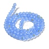 Imitation Jade Electroplate Glass Beads Strands GLAA-F029-J4mm-D04-2