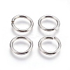 Tarnish Resistant 304 Stainless Steel Saw Cut Open Jump Rings STAS-P212-25P-15-1