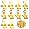 10Pcs Rack Plating Brass Pendants KK-SZ0002-55G-T-1