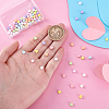90Pcs 9 Colors Zinc Alloy Beads FIND-PH0026-75-3