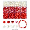 420Pcs ABS Imitation Pearl Beads OACR-YW0002-40-1