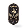 Black Hanging Wooden Crystal Display Shelf ODIS-G015-01G-1