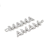 SHEGRACE Mother's Day Brass Micro Pave Clear Cubic Zirconia Pendants XGRQ1U302-382P-2