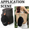 4Pcs 2 Colors Imitation Leather Hat Clips FIND-GF0008-14A-4