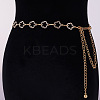Flower Alloy Crystal Rhinestone Link Chain Waist Belly Chains for Women FS-WG46C0E-02-1