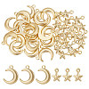 40Pcs 2 Style Brass Charms KK-HY0001-95-1