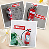 Waterproof Fire Extinguisher Sign Stickers DIY-WH20049-20-5