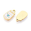 304 Stainless Steel Enamel Charms STAS-T065-64G-02-2